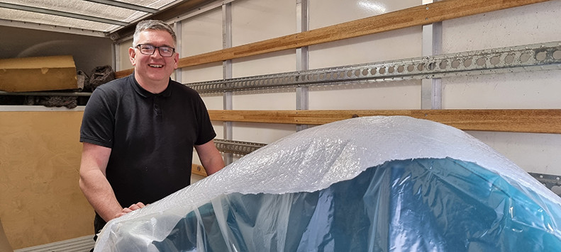 Delivering furniture is just part of John’s day job! 3 Blog Footer